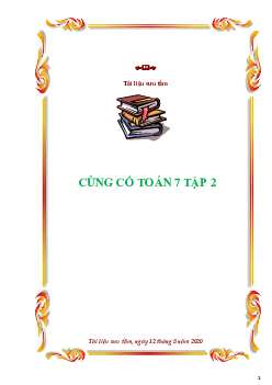 Chuyên đề: Củng cố toán 7 - tập 2