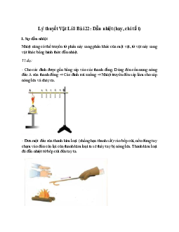 Lý thuyết Dẫn nhiệt (mới 2024 + 48 câu trắc nghiệm) hay, chi tiết – Vật Lí 8