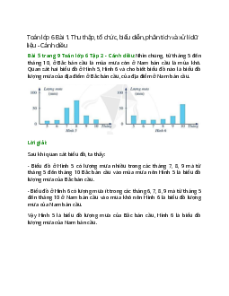 Bài 5 trang 9 Toán 6 Tập 2 | Cánh diều Giải toán lớp 6