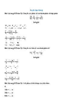 Toán lớp 5 trang 15 Luyện tập chung
