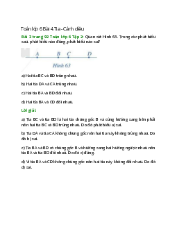 Bài 3 trang 92 Toán 6 Tập 2 | Cánh diều Giải toán lớp 6