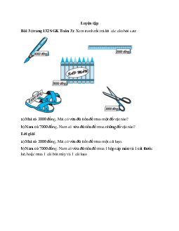 Xem tranh rồi trả lời các câu hỏi sau Bài 3 trang 132 SGK Toán 3