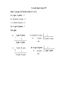 Tính: 3 giờ 14 phút × 3