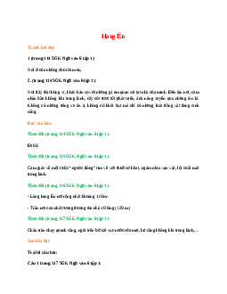 Soạn bài Hang Én – ngắn nhất Kết nối tri thức