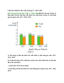 Bài 5 trang 23 Toán 6 Tập 2 | Cánh diều Giải toán lớp 6