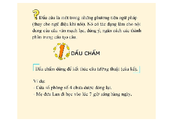 Lý thuyết, bài tập về cách chuyển đổi dấu câu môn Tiếng Việt lớp 3 có đáp án