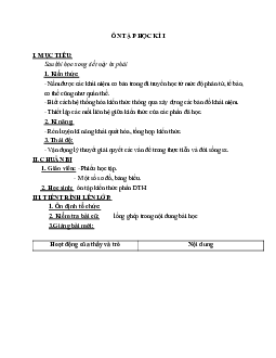 Giáo án Sinh học 12 Ôn tập hệ sinh thái mới nhất - CV5555