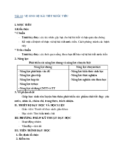Giáo án Sinh học 8 Bài 44: Thực hành: Tìm hiểu chức năng (liên quan đến cấu tạo) của tủy sống mới nhất - CV5512