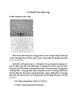 Lý thuyết Giao thoa sóng (mới 2023 + 19 câu trắc nghiệm) hay, chi tiết – Vật Lí 12