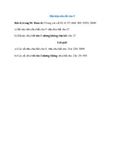 Trong các số 35; 8; 57; 660; 945; 5553; 3000
