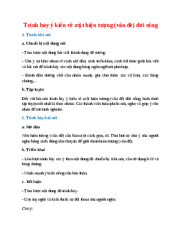 Soạn bài  Trình bày ý kiến về một hiện tượng (vấn đề) đời sống– hay nhất Kết nối tri thức