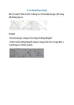 Khám phá đường cao ah của tam giác abc với những bước giải đơn giản