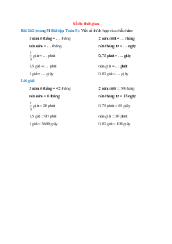Viết số thích hợp vào chỗ chấm: 3 năm 6 tháng = … tháng; 2 năm rưỡi = … tháng
