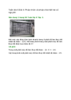 Vận dụng 2 trang 69 Toán 6 Tập 1 | Chân trời sáng tạo Giải toán lớp 6