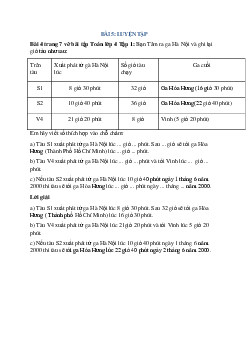 Bạn Tâm ra ga Hà Nội và ghi lại giờ tàu như sau