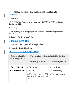 Giáo án Luyện tập trang 68 (2024) mới nhất - Toán lớp 5