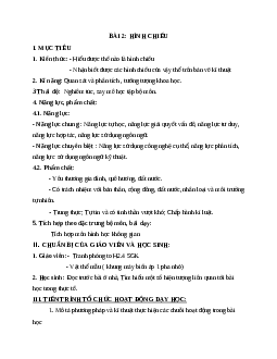 Giáo án Công Nghệ 8 Bài 2: Hình chiếu mới nhất - CV5512