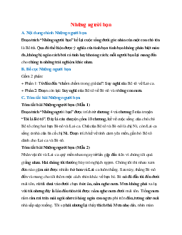 Nội dung chính bài Những người bạn hay, chính xác nhất