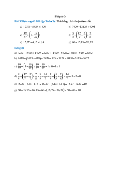 Tính bằng cách thuận tiện nhất: 12371 - 5428 - 1429