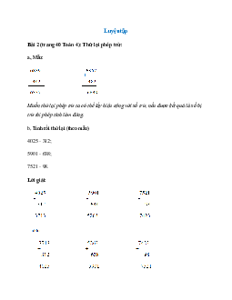 Thử lại phép trừ: Mẫu: 6839 - 482 = 6357