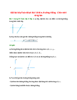 Bài 1 trang 73 Toán 6 Tập 2 | Chân trời sáng tạo Giải toán lớp 6