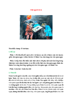 Văn bản Chữ người tử tù – Nguyễn Tuân - Ngữ văn lớp 11 - Nội dung, tác giả, tác phẩm