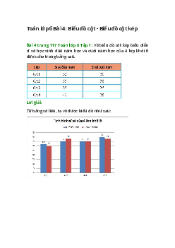 Bài 4 trang 117 Toán 6 Tập 1 | Chân trời sáng tạo Giải toán lớp 6