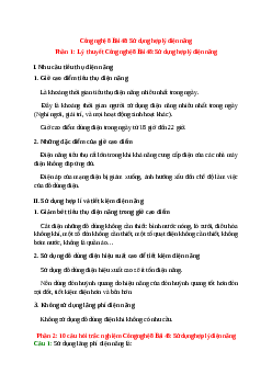 Lý thuyết Công nghệ 8 Bài 48 (mới 2023 + 10 câu trắc nghiệm): Sử dụng hợp lý điện năng