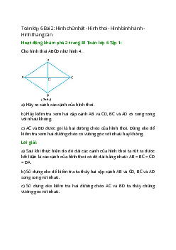 Bài tập phần hình thoi  Toán lớp 4  có hướng dẫn chi tiết  Hoc360net   Hoc360net