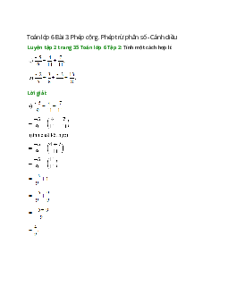 Luyện tập 2 trang 35 Toán 6 Tập 2 | Cánh diều Giải toán lớp 6