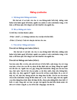 Nội dung chính bài Những cánh buồm hay, chính xác nhất