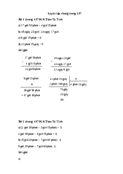 Luyện tập chung trang 137