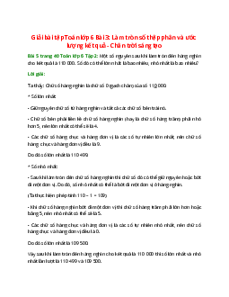 Bài 5 trang 40 Toán 6 Tập 2 | Chân trời sáng tạo Giải toán lớp 6