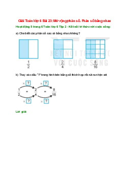 Hoạt động 5 trang 6 Toán 6 Tập 2 | Kết nối tri thức Giải toán lớp 6