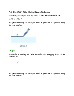 Hoạt động 3 trang 76 Toán 6 Tập 2 | Cánh diều Giải toán lớp 6