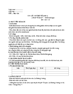 Giáo án Ngữ văn 10, tập 1, bài Uy-lít-xơ trở về (Tiết 1) mới nhất