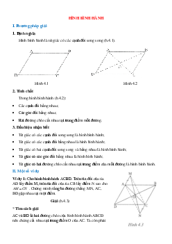 Hình bình hành - Hình học toán 8