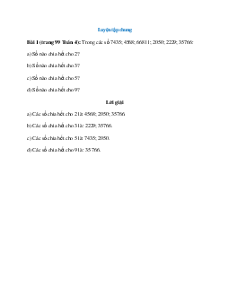 Trong các số 7435; 4568; 66811; 2050; 2229; 35766: Số nào chia hết cho 2