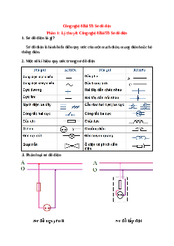 Lý thuyết Công nghệ 8 Bài 55 (mới 2023 + 10 câu trắc nghiệm): Sơ đồ điện