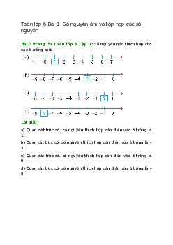 Bài 3 trang 53 Toán 6 Tập 1 | Chân trời sáng tạo Giải toán lớp 6