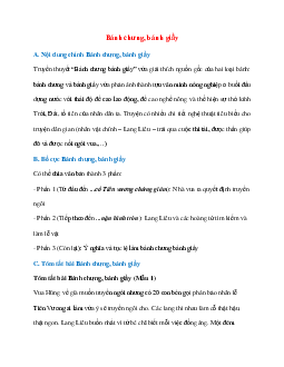 Nội dung chính bài Bánh chưng, bánh giầy hay, chính xác nhất