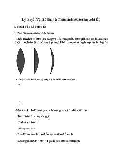 Lý thuyết Thấu kính hội tụ (mới 2023 + 20 câu trắc nghiệm) hay, chi tiết – Vật Lí 9