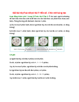 Hoạt động khám phá 1 trang 23 Toán 6 Tập 2 | Chân trời sáng tạo Giải toán lớp 6