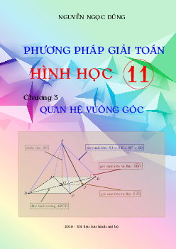 Phương pháp giải toán Hình học 11 Chương 3: Quan hệ vuông góc