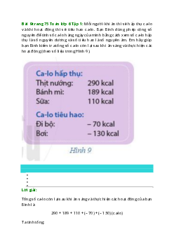 Bài 9 trang 75 Toán 6 Tập 1 | Cánh diều Giải toán lớp 6