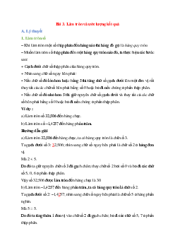 Lý thuyết Làm tròn và ước lượng kết quả (Chân trời sáng tạo 2024) hay, chi tiết | Toán lớp 7