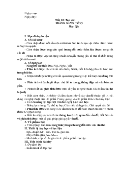 Giáo án Ngữ Văn 11: Tiết 83 Tràng giang tiết 2 mới nhất