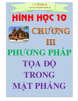 Tài liệu phương pháp tọa độ trong mặt phẳng