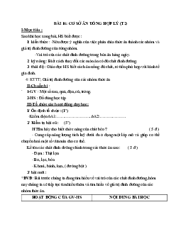 GIÁO ÁN CÔNG NGHỆ 6 BÀI 16: CƠ SỞ ĂN UỐNG HỢP LÝ (T2) MỚI NHẤT – CV5555