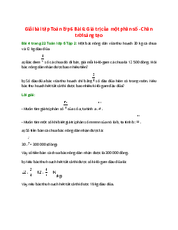 Bài 4 trang 22 Toán 6 Tập 2 | Chân trời sáng tạo Giải toán lớp 6